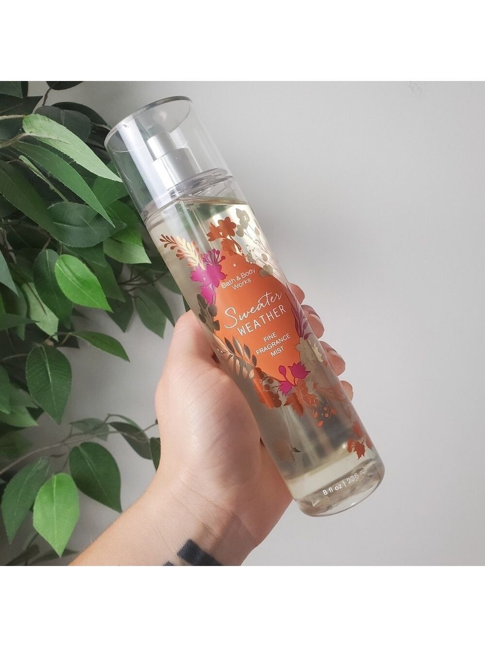 Bath and Body Works Sweater Weather 8oz BBW Autumn Leaves
